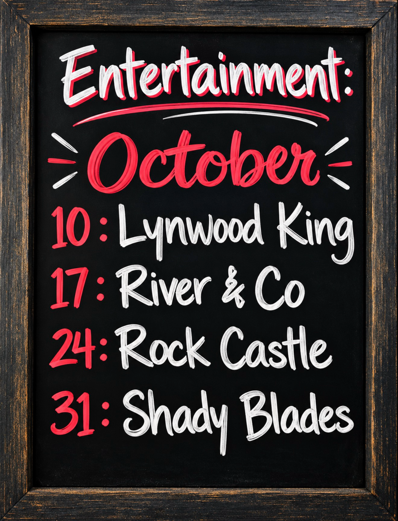 VFW October 2026 Events